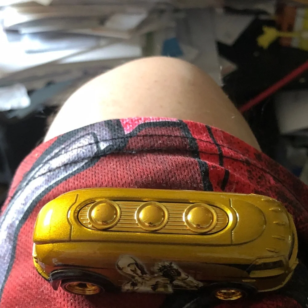 Gold Toy Limo Car